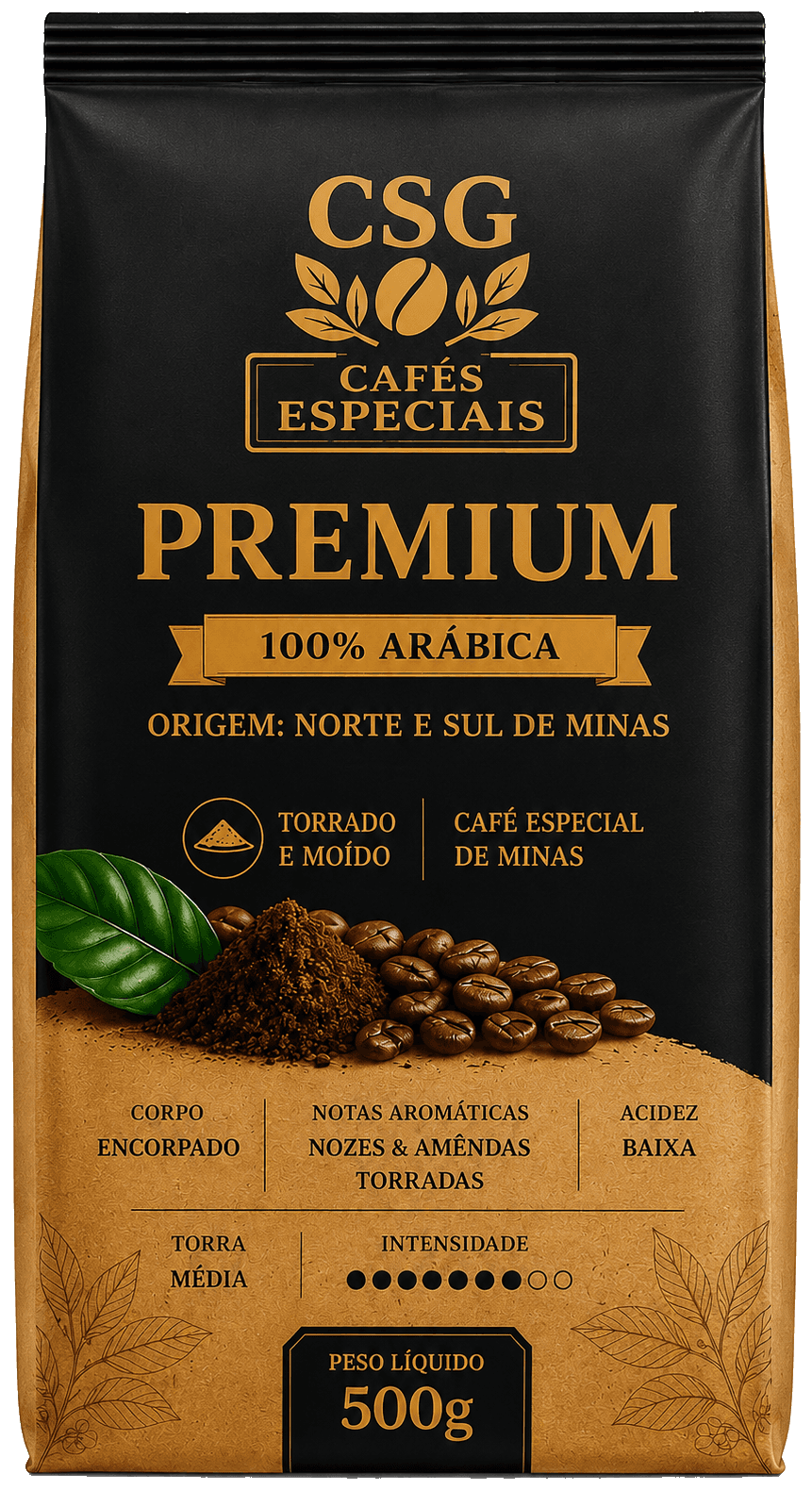 Café Torrado e Moído 500g