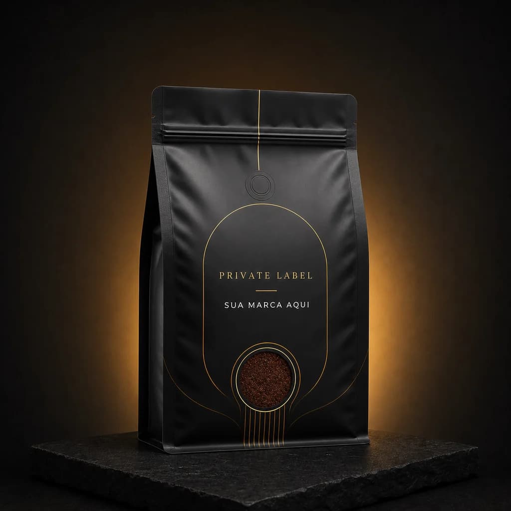 Mockup Private Label para Café Torrado e Moído