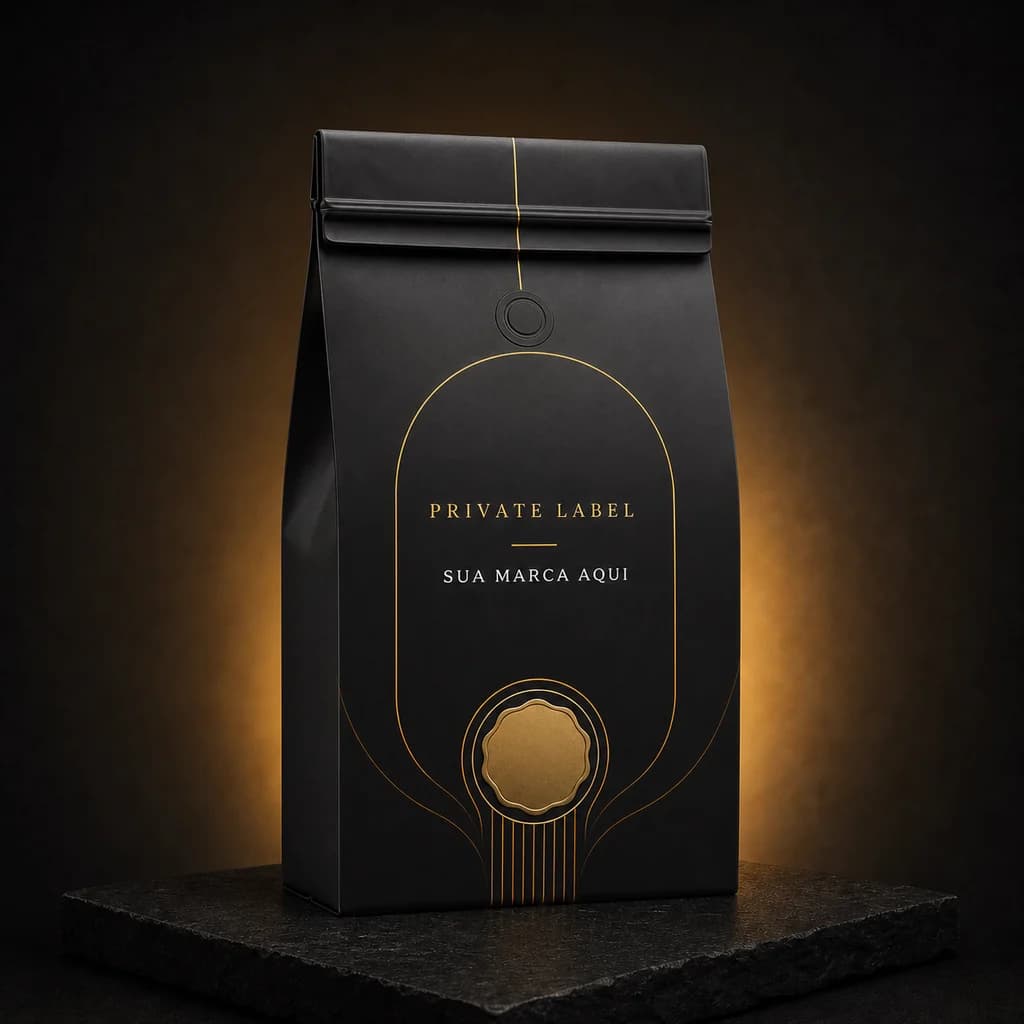 Mockup Private Label para Cafés Especiais