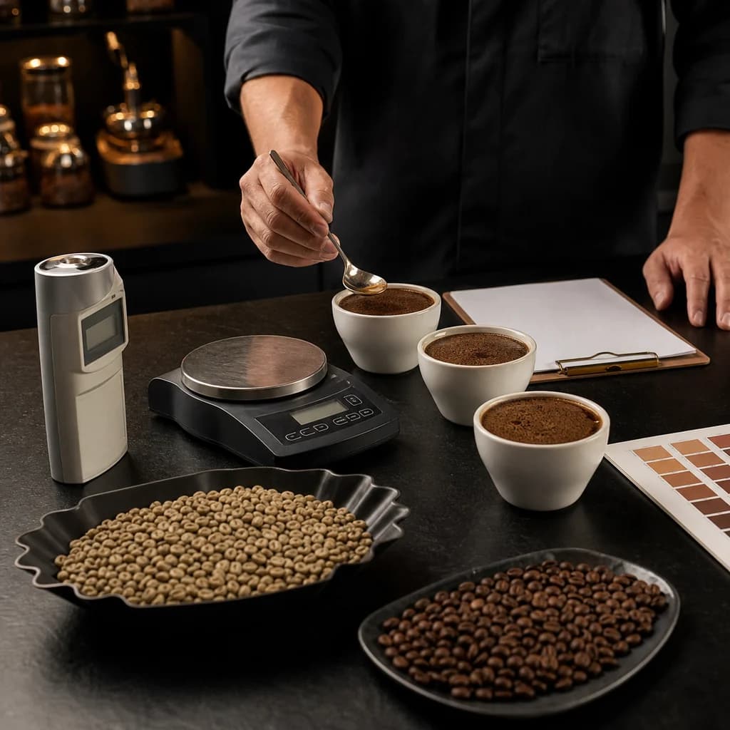 Análise técnica e controle de qualidade de cafés