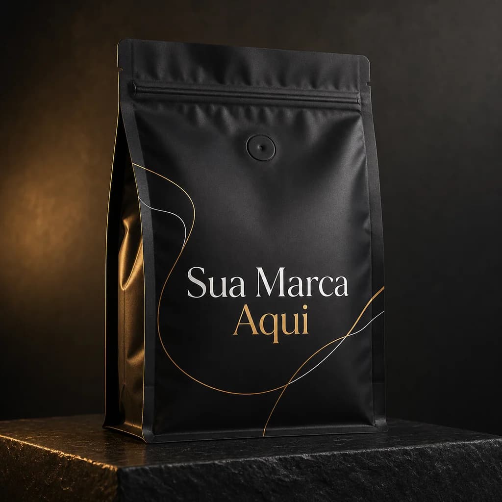 Mockup de embalagem premium personalizada com a marca do cliente